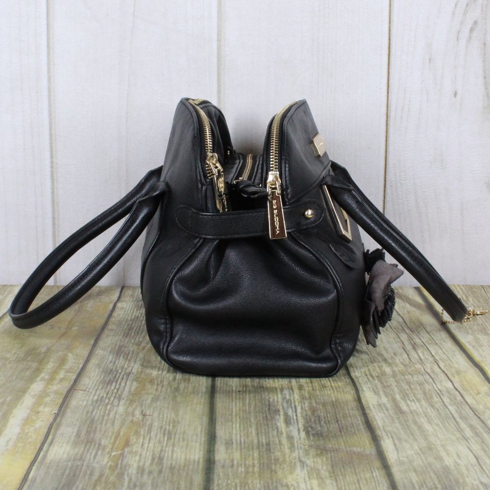 BIG BUDHHA Vegan Leather 3D Floral Tote Handbag - Picture 4 of 13
